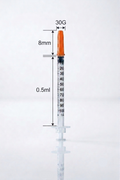 Seringues Stériles 1ml 30G 12,7mm – Fabriquées en UE